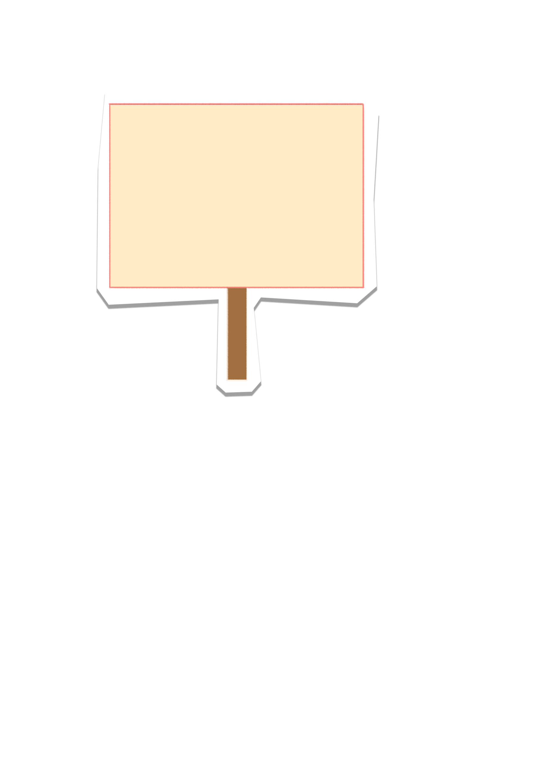 Prop placard