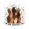 We Testify logo