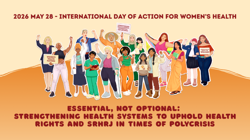 May 28 – International Day of Action for Women's Health