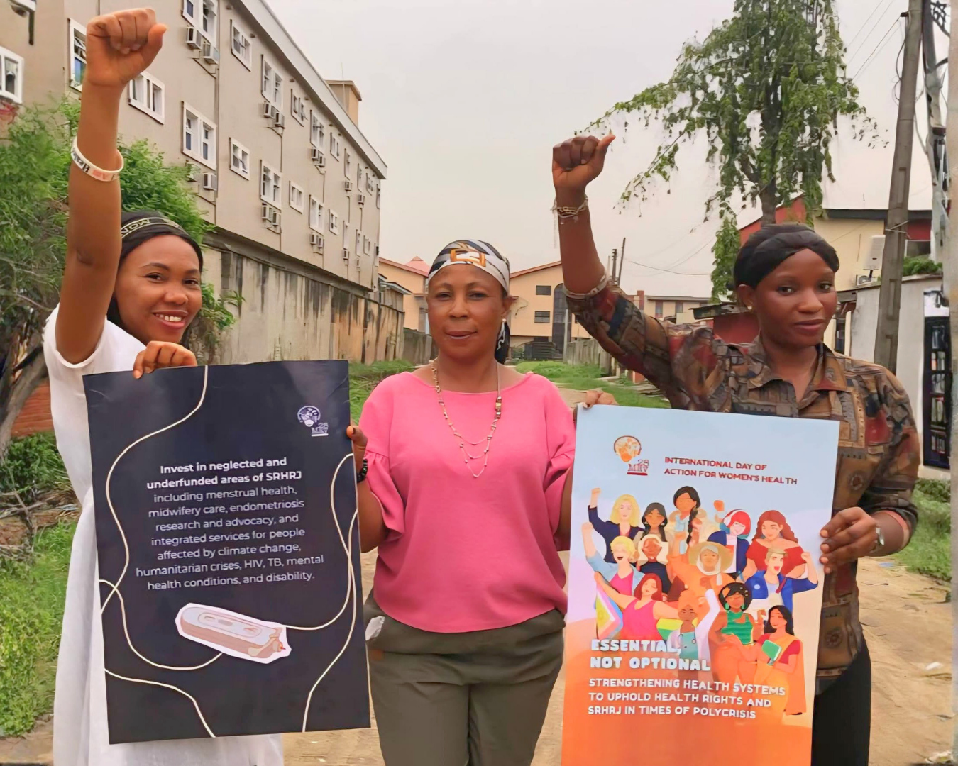 Campaign activity by Generation Initiative for Women and Youth Network (GIWYN) and Empath Alliance — Lagos, Nigeria
