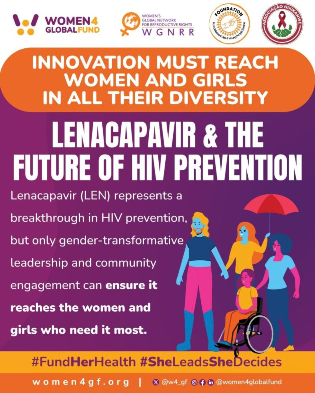 Women for Global Fund digital campaign